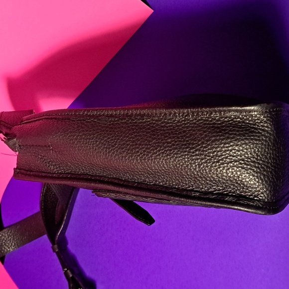 Rebecca Minkoff Unlined Feed Cross-body Black Peɓble Leather - Picture 7 of 10